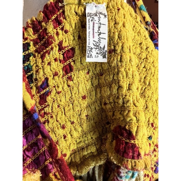 Intimately FREE PEOPLE Never Be Mine Mini Dress size Small Floral beautiful - Picture 5 of 5